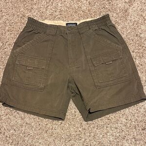 Denim&Co Men's Khaki Cargo Shorts